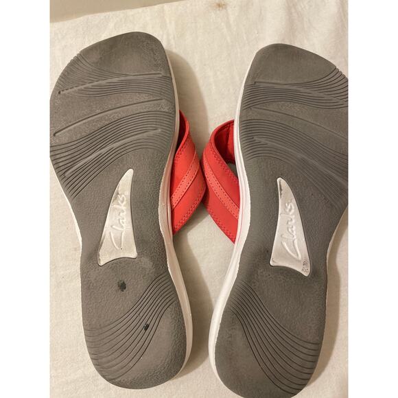 Clarks Collection Women's Size 10 Flip Flop Thongs Beach Slip On Comfort - Picture 5 of 5